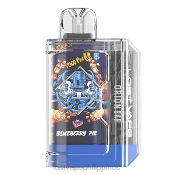 Lost Vape Manila - Lost Vape Orion Bar Disposable | 7500 Puff | 18mL | 50mg Blueberry Pie 848X63