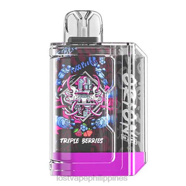 Lost Vape Near Me - Lost Vape Orion Bar Disposable | 7500 Puff | 18mL | 50mg Triple Berries 848X65