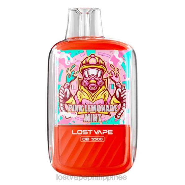 Lost Vape Near Me - Lost Vape Orion OB5500 5500 Puffs 14mL 50mg Disposable Pink Lemonade Mint 848X105