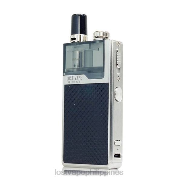 Lost Vape Flavors Philippines - Lost Vape Quest Orion Q Pod Device Full Kit Silver/Black Weave 848X468