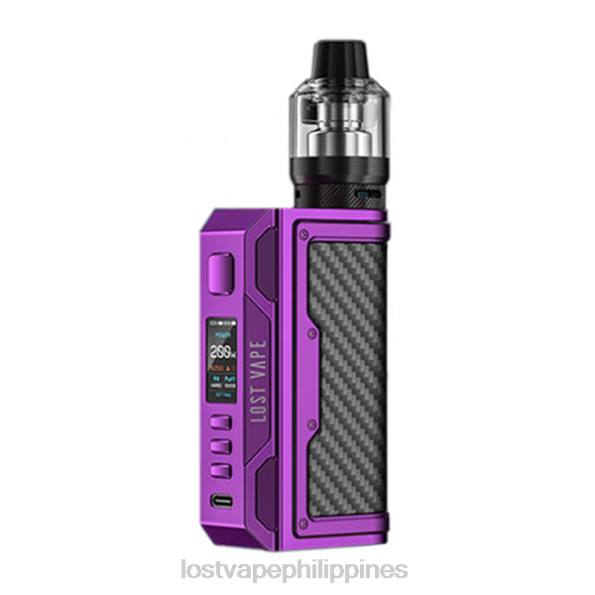 Lost Vape Customer Service - Lost Vape Thelema Quest 200W Kit Purple/Carbon Fiber 848X147