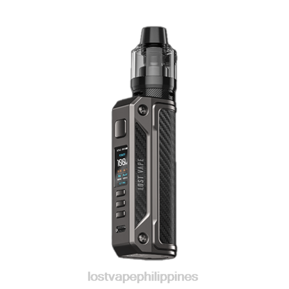Lost Vape Review - Lost Vape Thelema Solo 100W Kit Gunmetal/Carbon Fiber 848X170