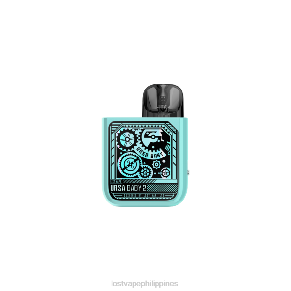 Lost Vape Near Me - Lost Vape URSA Baby 2 Kit | Pod System Pop Blue/Time Gear 848X355