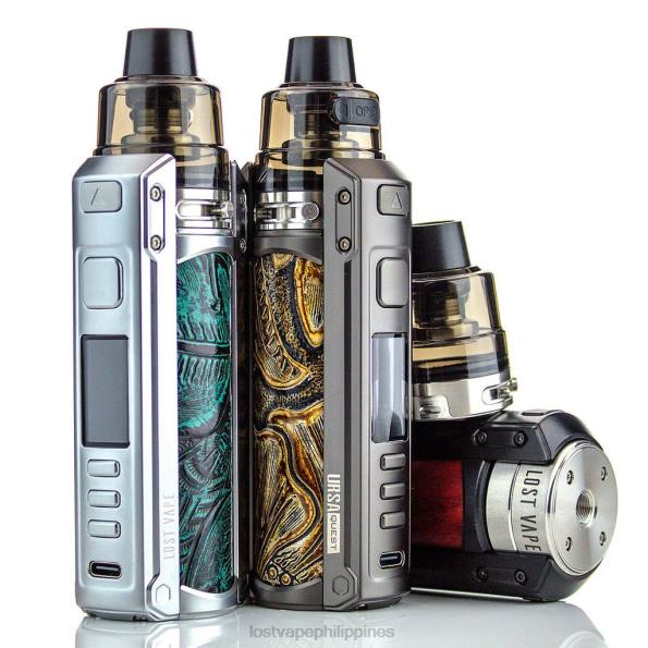 Lost Vape Near Me - Lost Vape URSA Quest Multi Kit | 100w SS/Embossed Leather 848X195