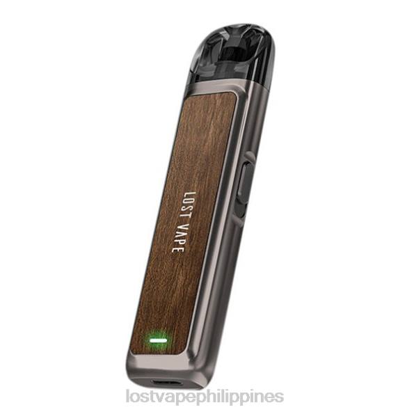 Lost Vape Manila - Lost Vape URSA Pod Kit | 800mAh Gunmetal Walnut Wood 848X223