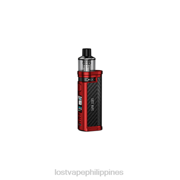 Lost Vape Review - Lost Vape Centaurus Q80 Pod Mod Matt Red Carbon Fiber 848X320