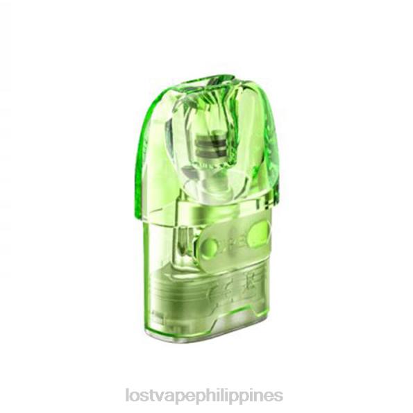 Lost Vape Manila - Lost Vape URSA Replacement Pods Green (2.5ML Empty Pod Cartridge) 848X213