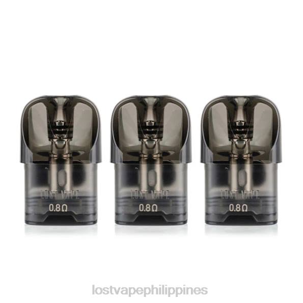 Lost Vape Near Me - Lost Vape URSA Replacement Pods | 2.5mL (3-Pack) Green 0.8ohm 848X125