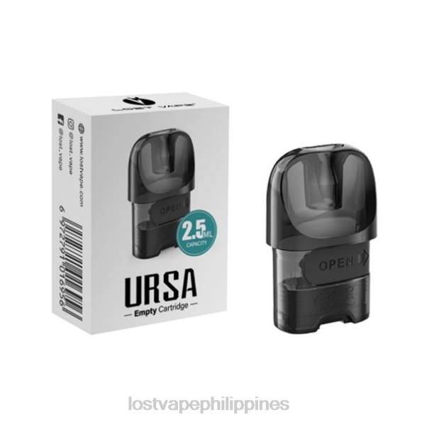 Lost Vape Near Me - Lost Vape URSA Replacement Pods Black (2ML Empty Pod Cartridge) 848X215